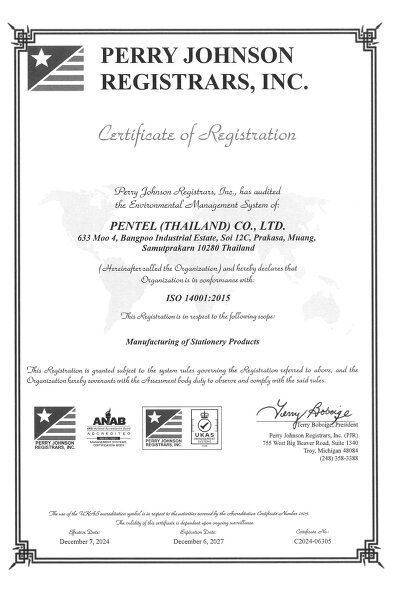 Certyfikat ISO14001:2015