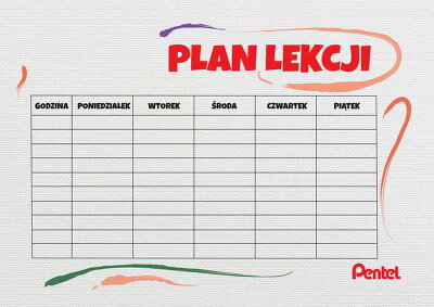 Plan lekcji 1